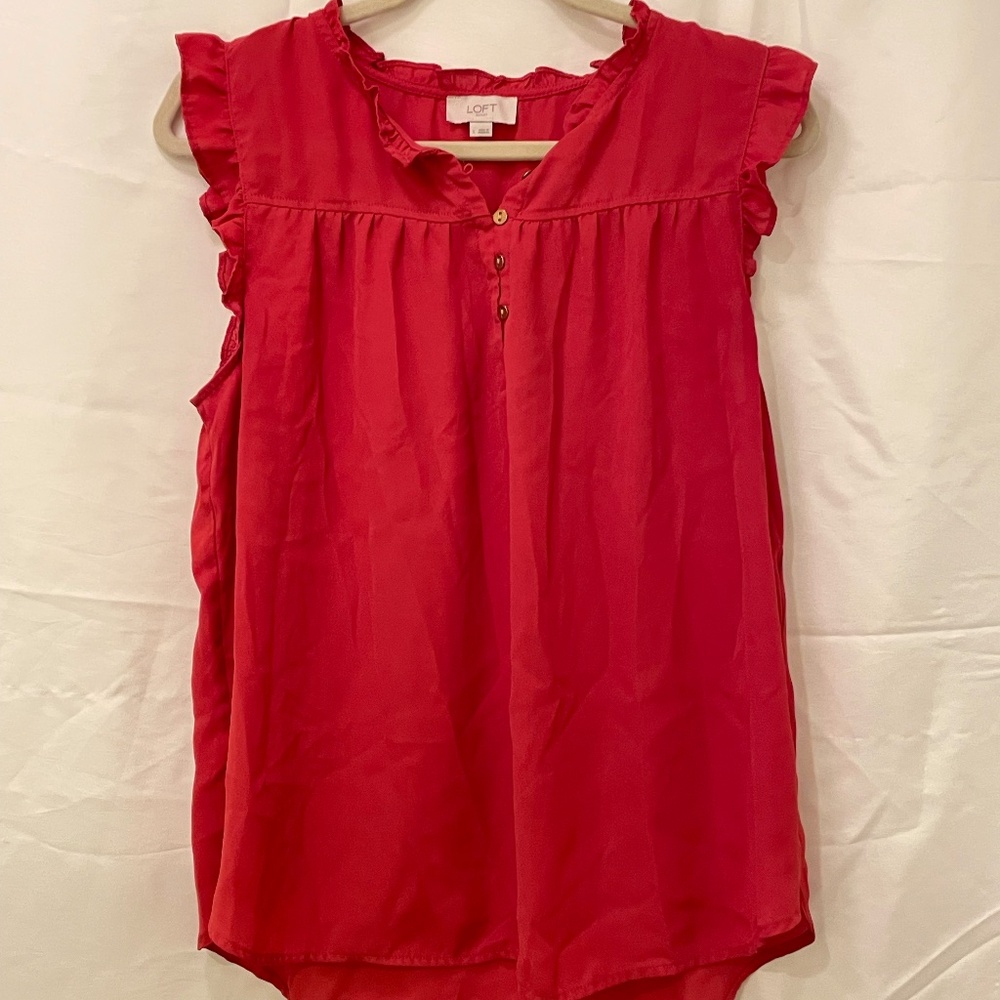 LOFT - Pink Blouse